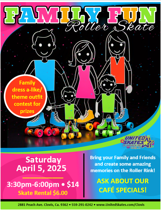 United Skates Clovis Family Fun Skate