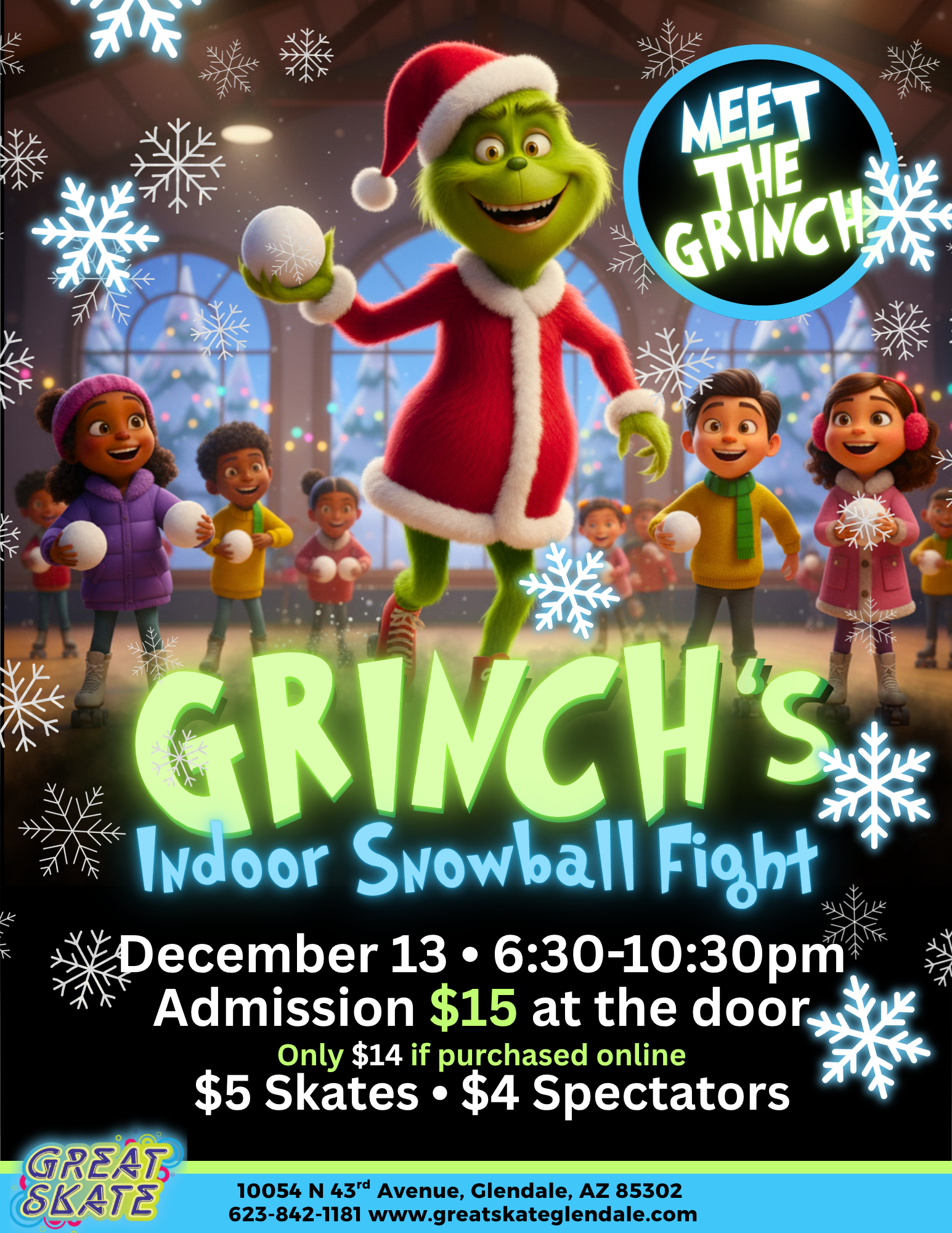 Grinch’s Indoor Snowball Fight
