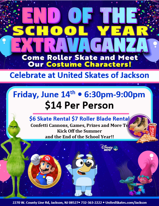 United Skates Jackson End Of School Extravaganza