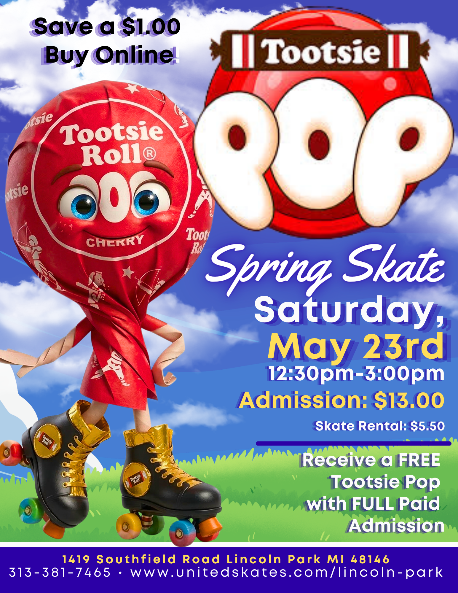 Spring Tootsie Pop Skate
