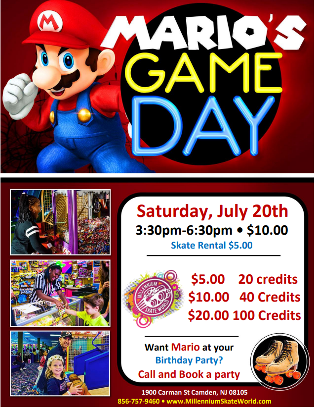 Mario Game skate
