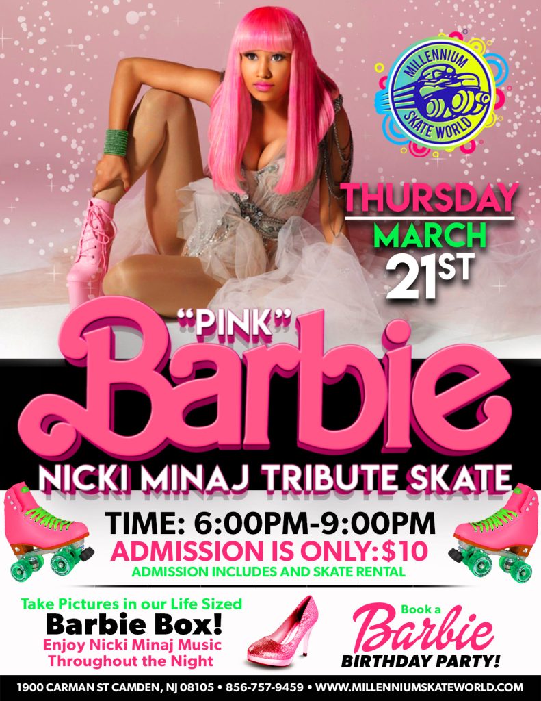Pink Barbie Skate