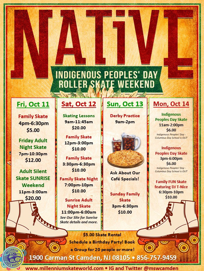 Indigenous Peoples Day at Millennium Skate World