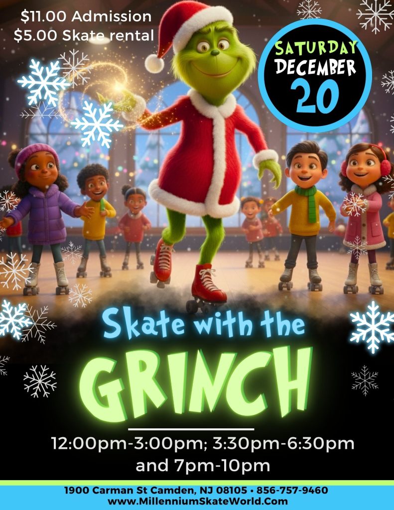 Skate with the Grinch