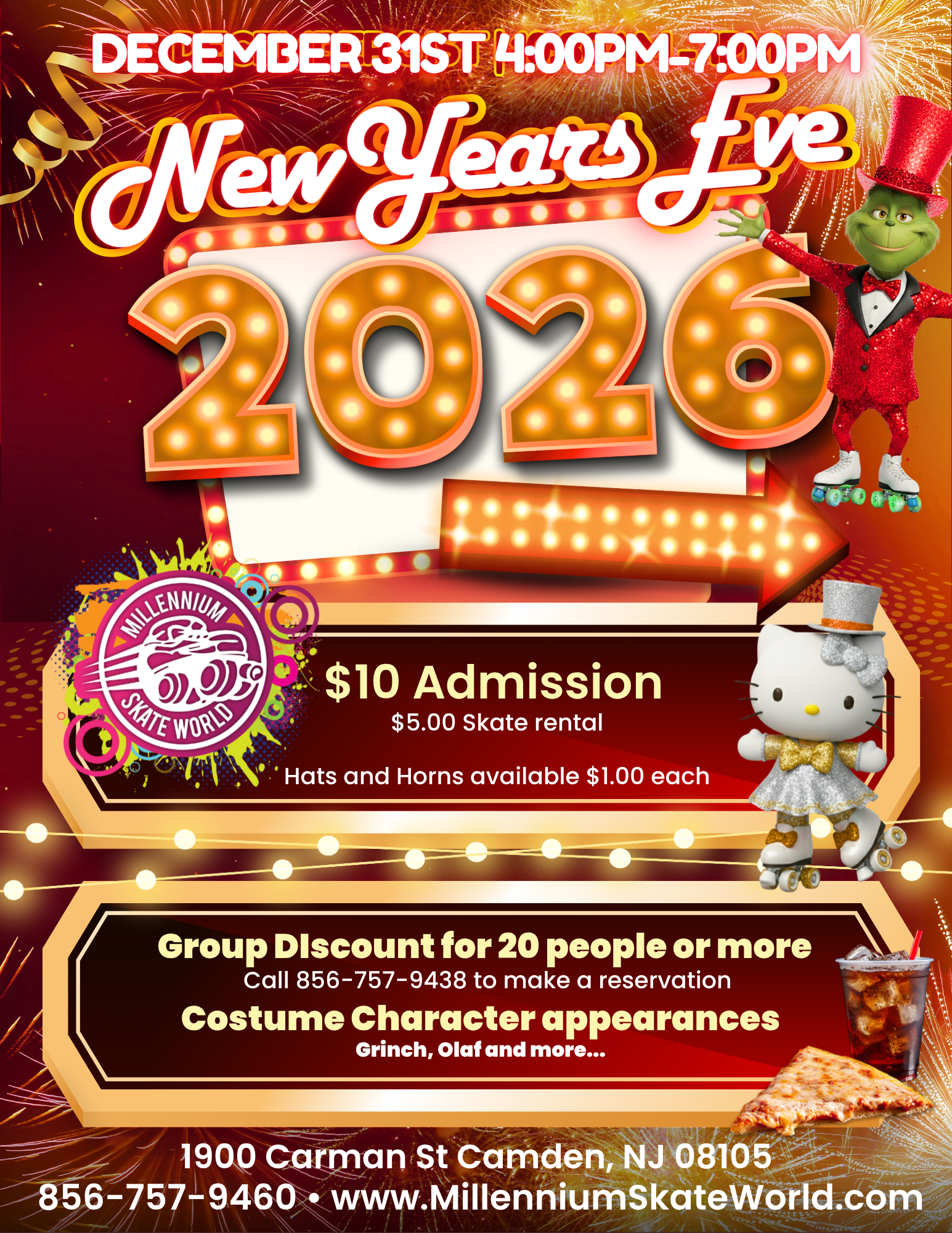 New Years Eve 4pm