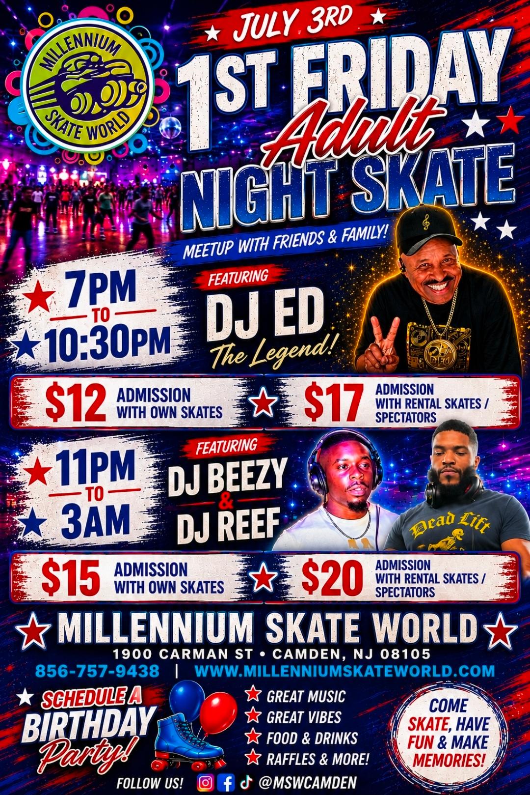 1st Friday Adult night