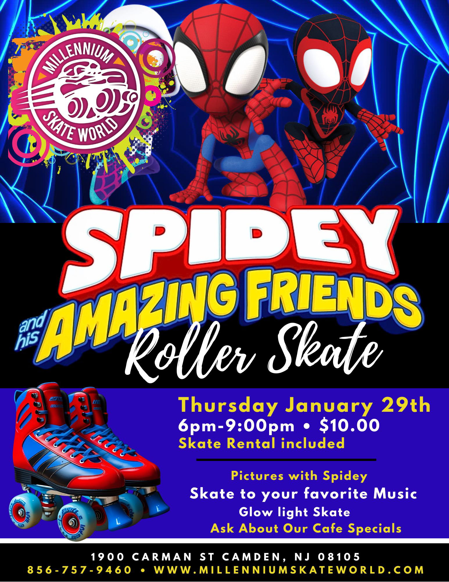 Spidey skate