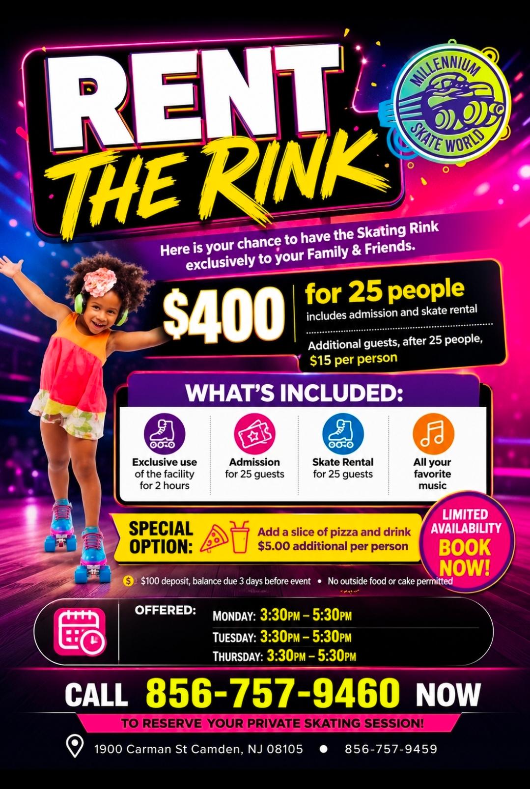 Rent the rink
