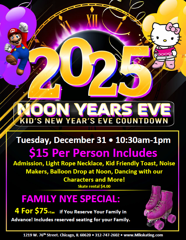 Noon years eve 12-31-24