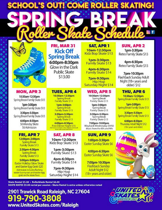 Spring Break Skating at United Skates