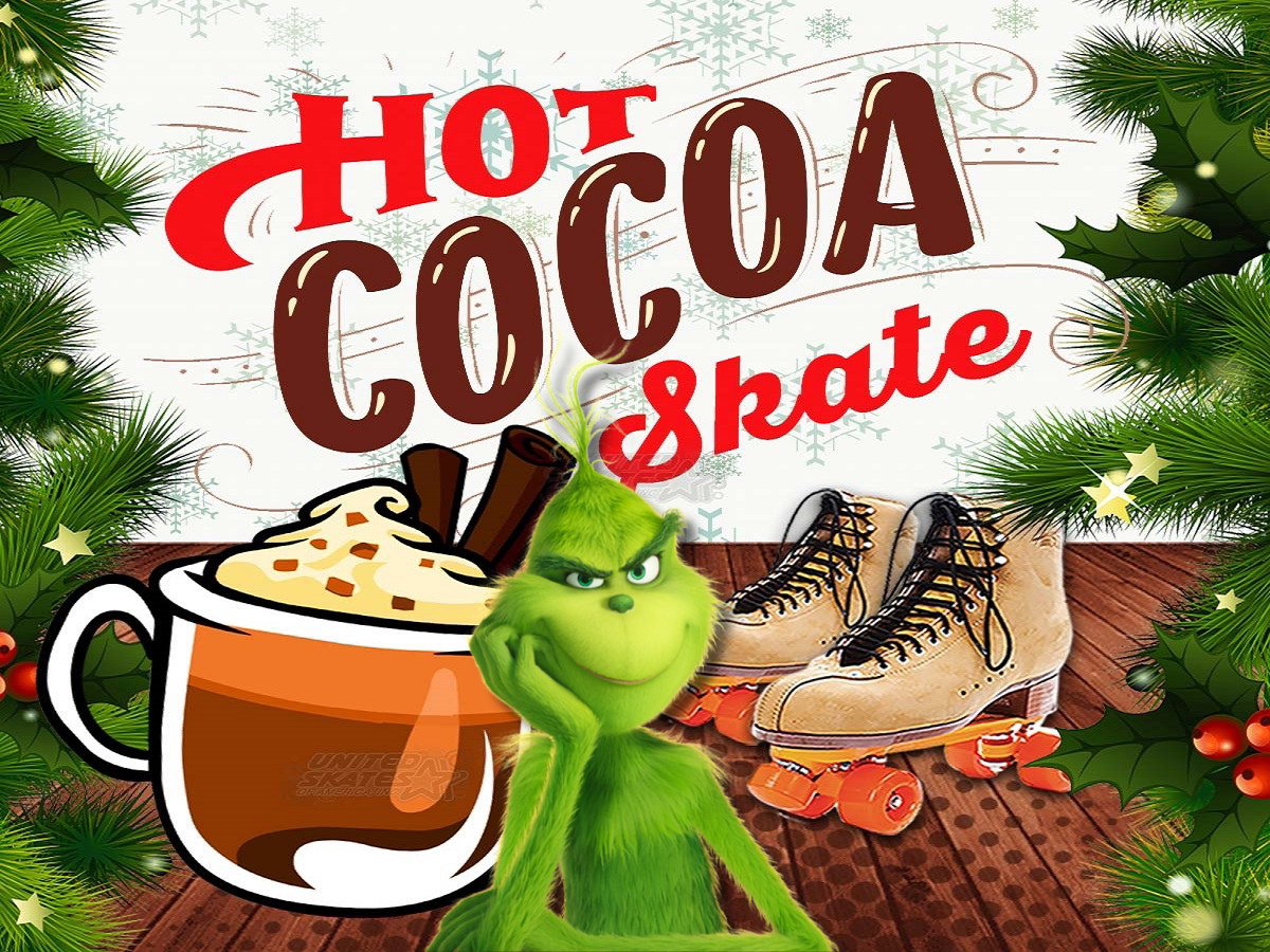 Hot Chocolate With The Grinch Skate