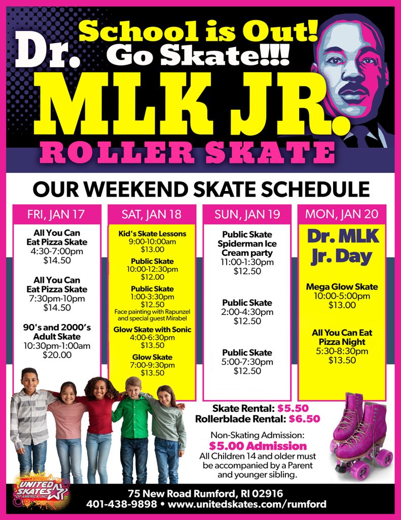 MLK roller skating weekend at United Skates