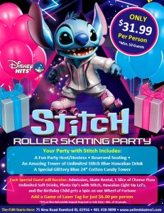 Have a Stitch Kids Birthday Party with us at United Skates