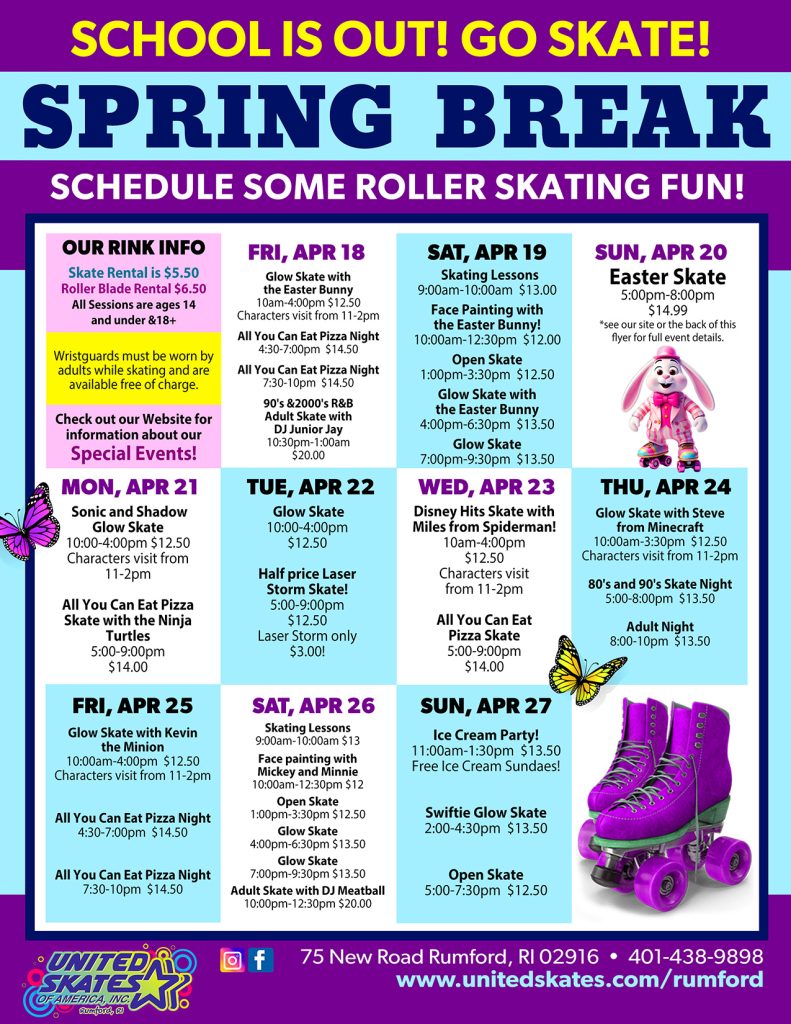 Spring Break is Hare at United Skates
