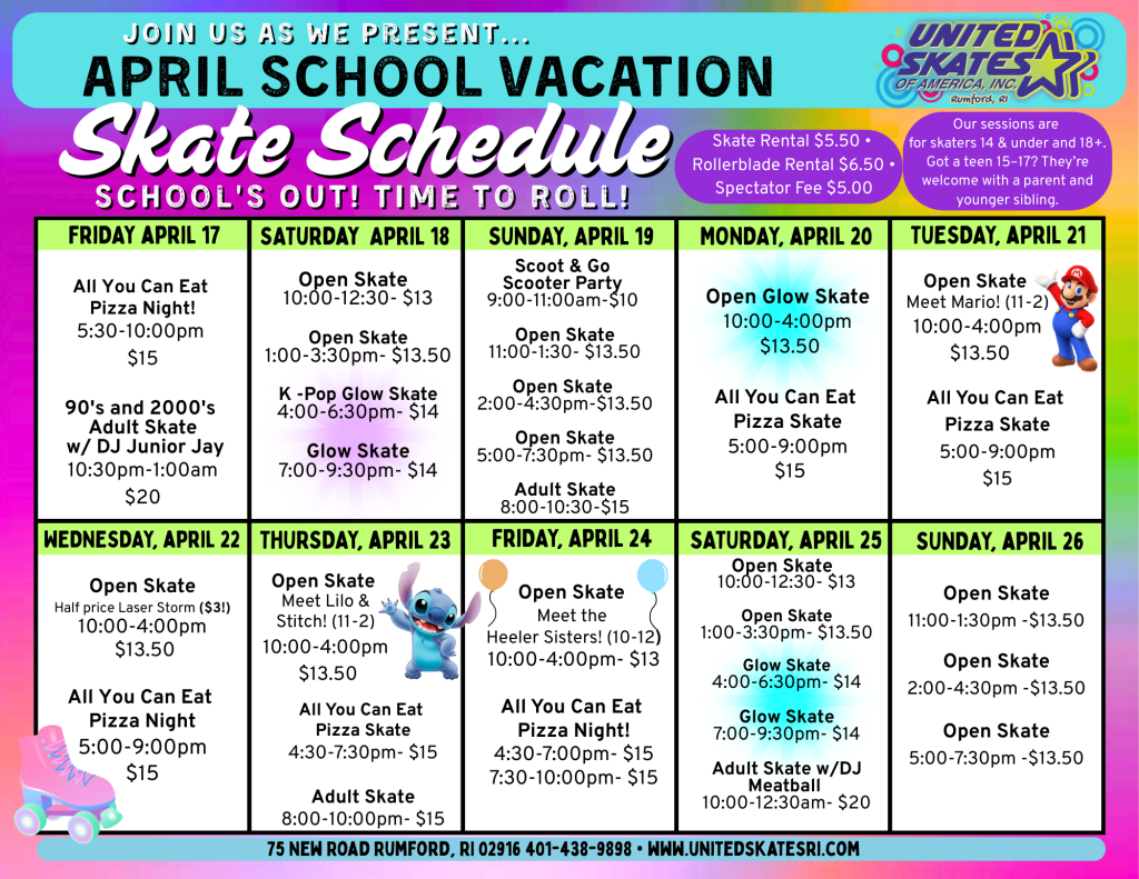 Spring Break at United Skates in Rumford