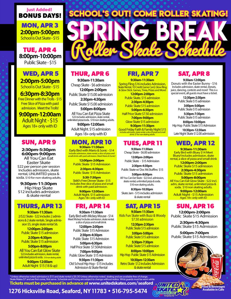 Spring Break Skating at United Skates