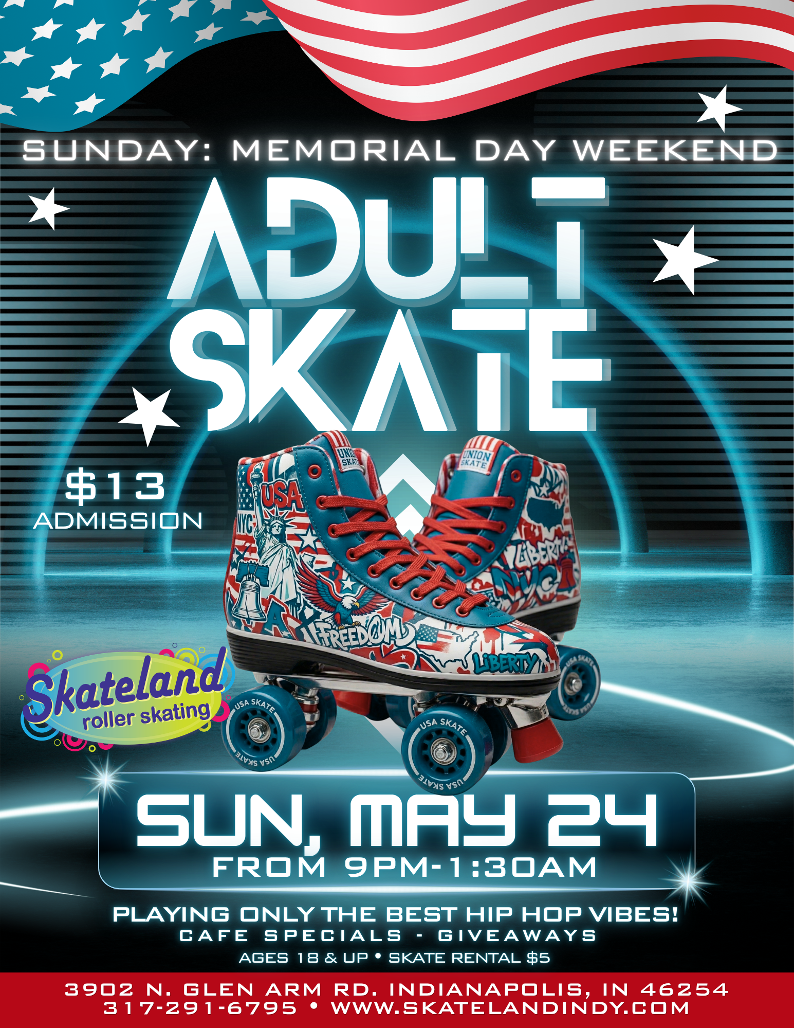 Memorial Day Adult Skate