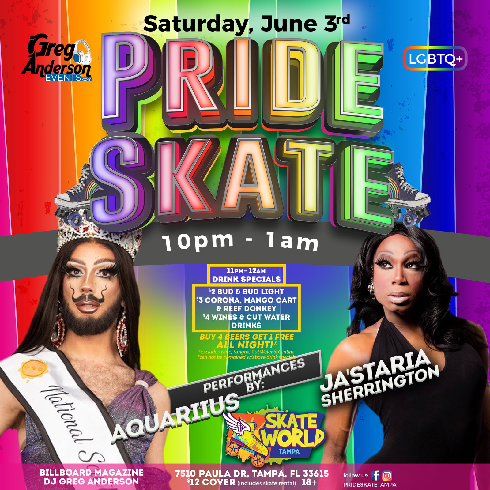 pride skate at skate world