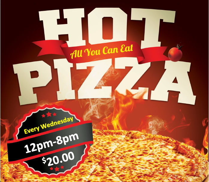 All you can eat pizza skate at skate world