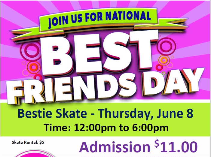 best friends skate at skate world