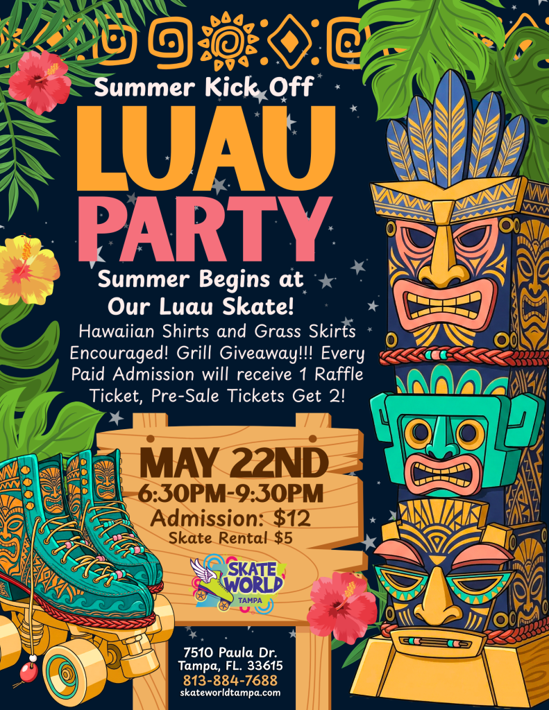 Memorial Day Weekend Skating, Games, Laser Tag, Grill Giveaway and More at Skateworld Tampa