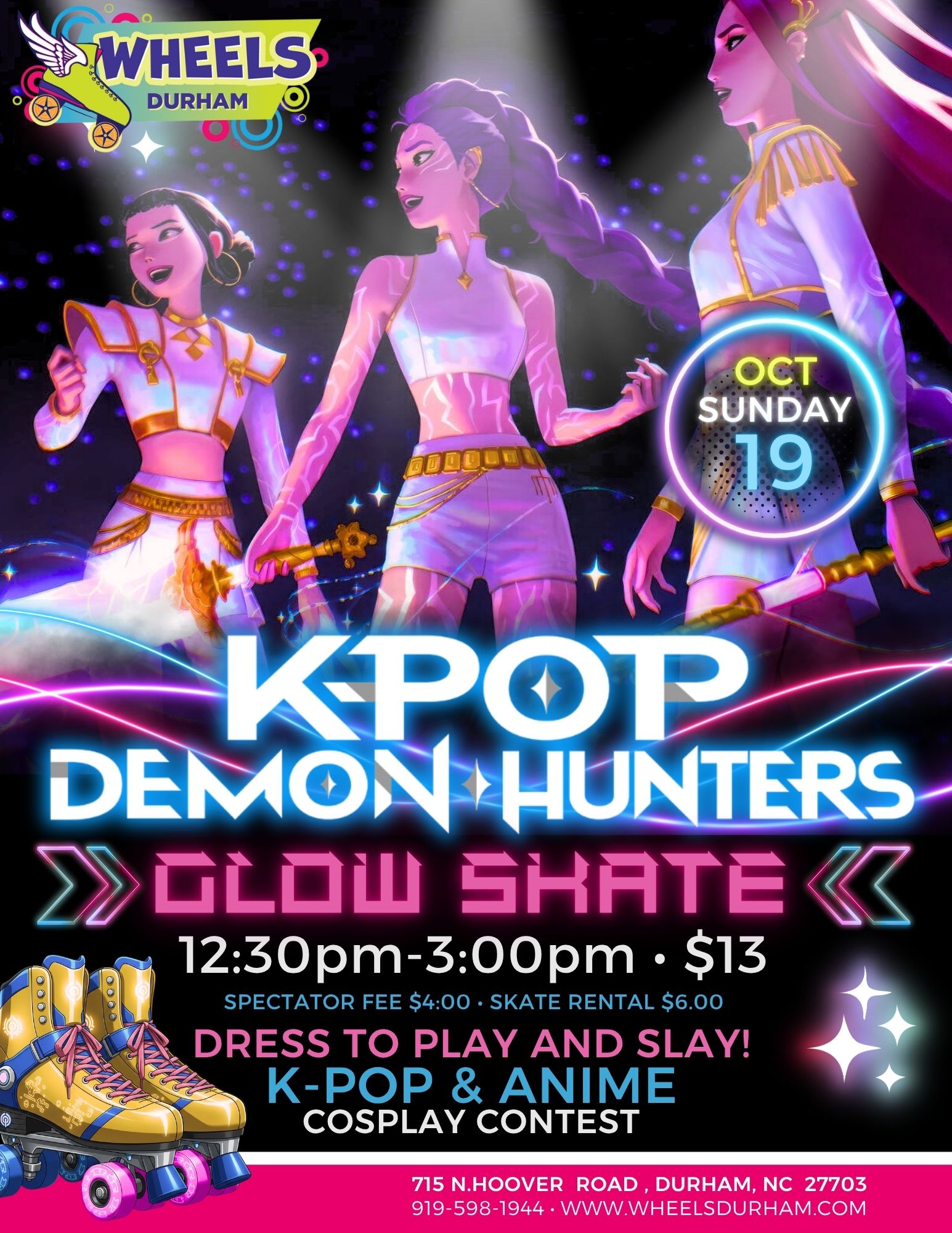K-Pop Demon Hunters Glow Party | Wheels