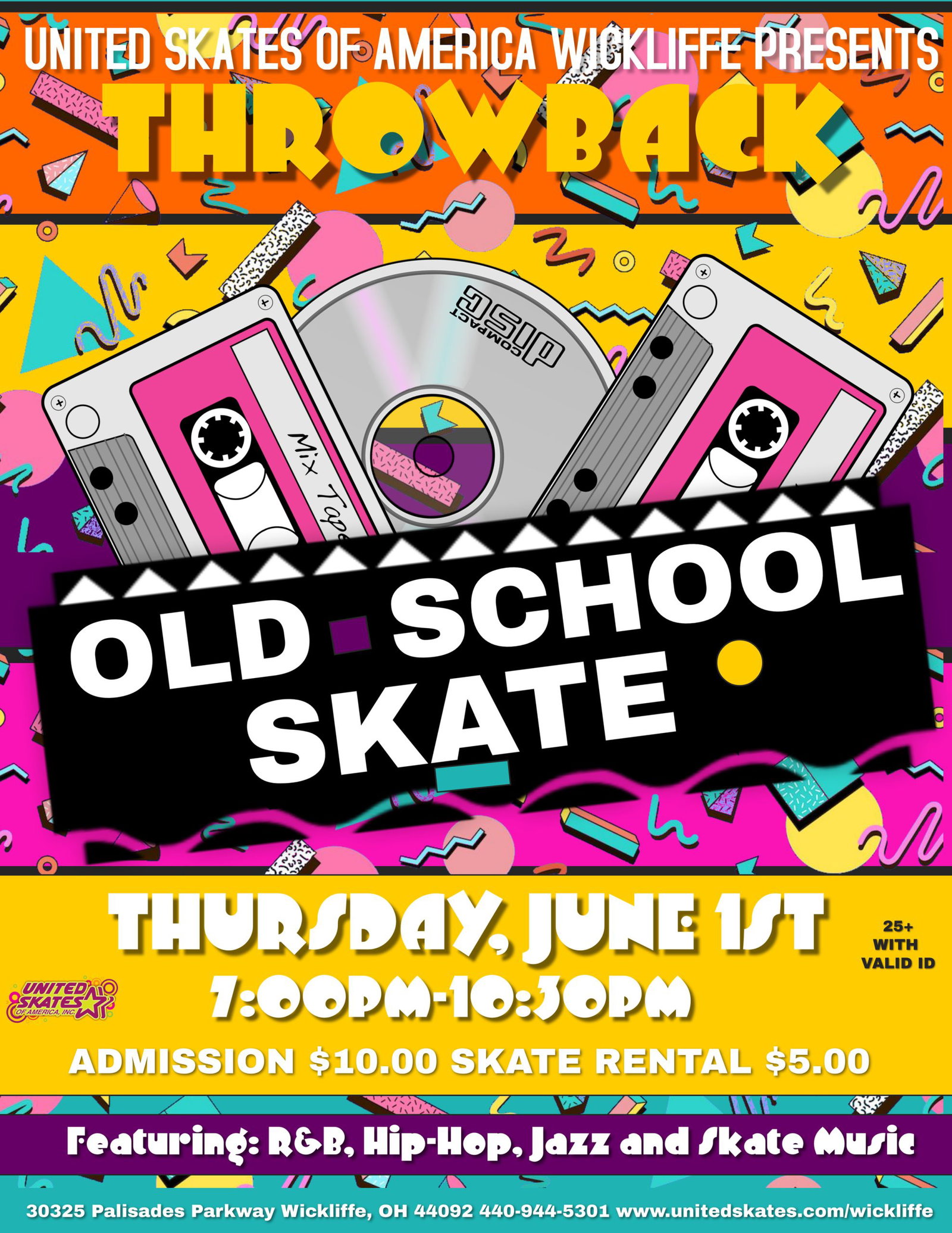 Throwback Old School Skate