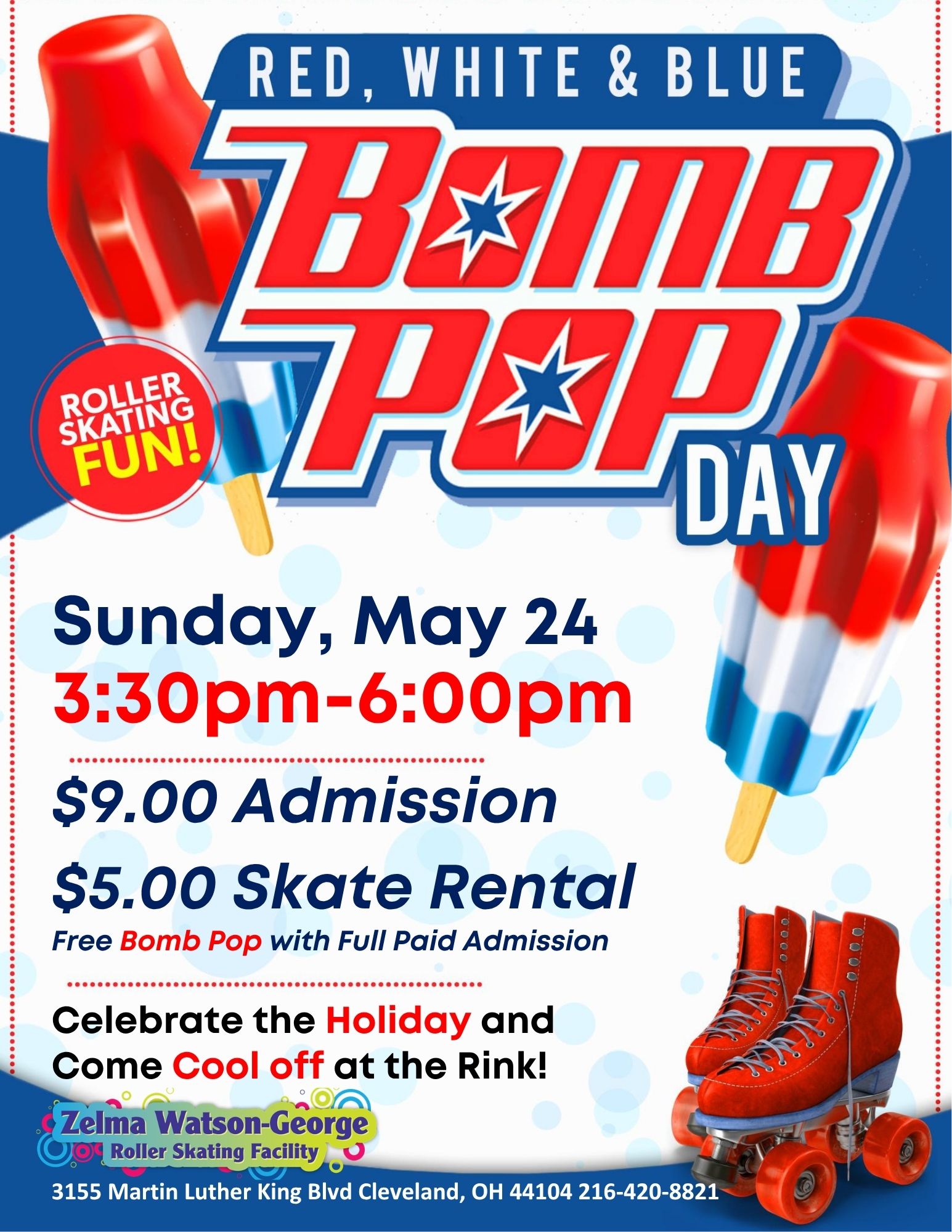 Red White Blue Bomb Pop Day