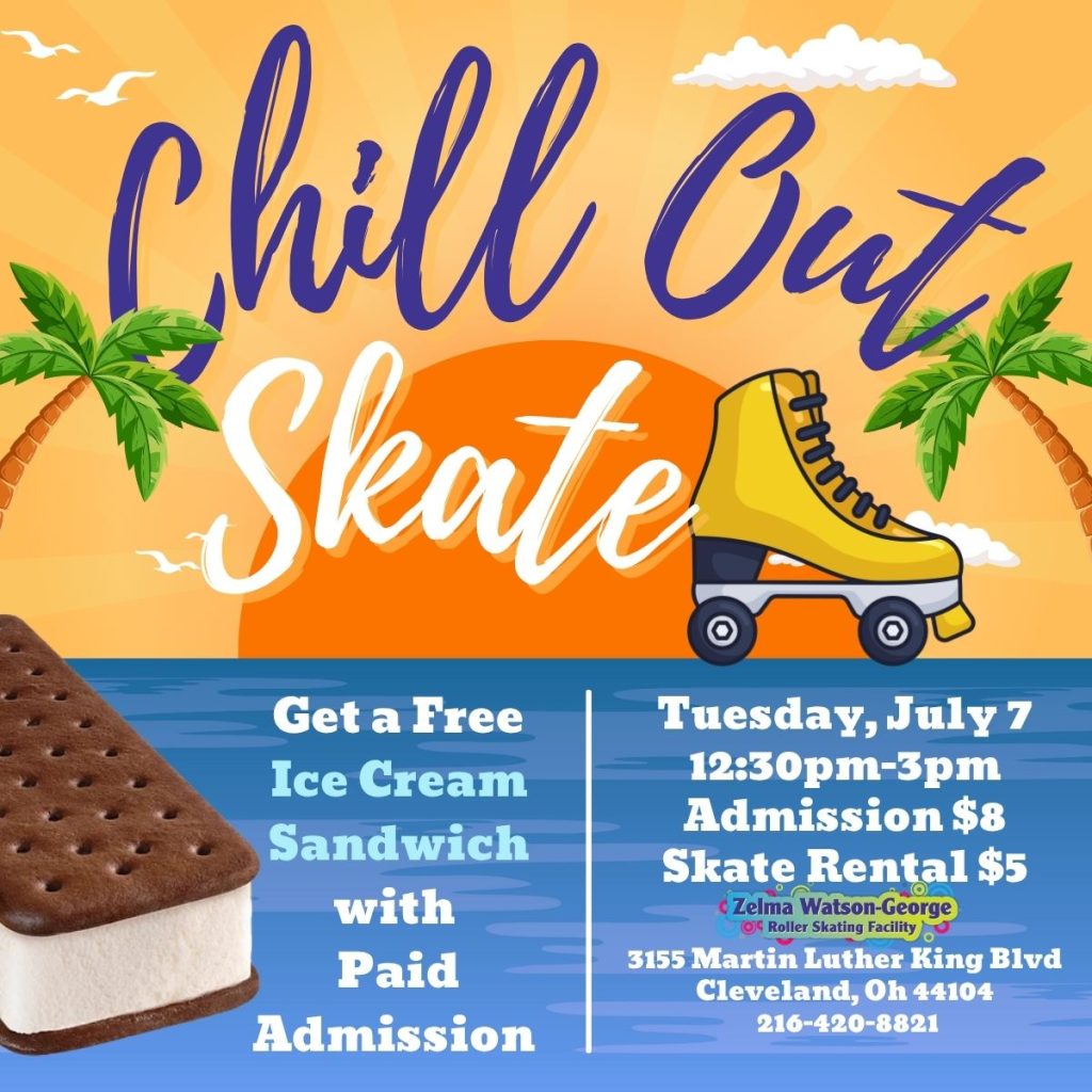 Chill Out Ice Cream Roller Skate at ZWG