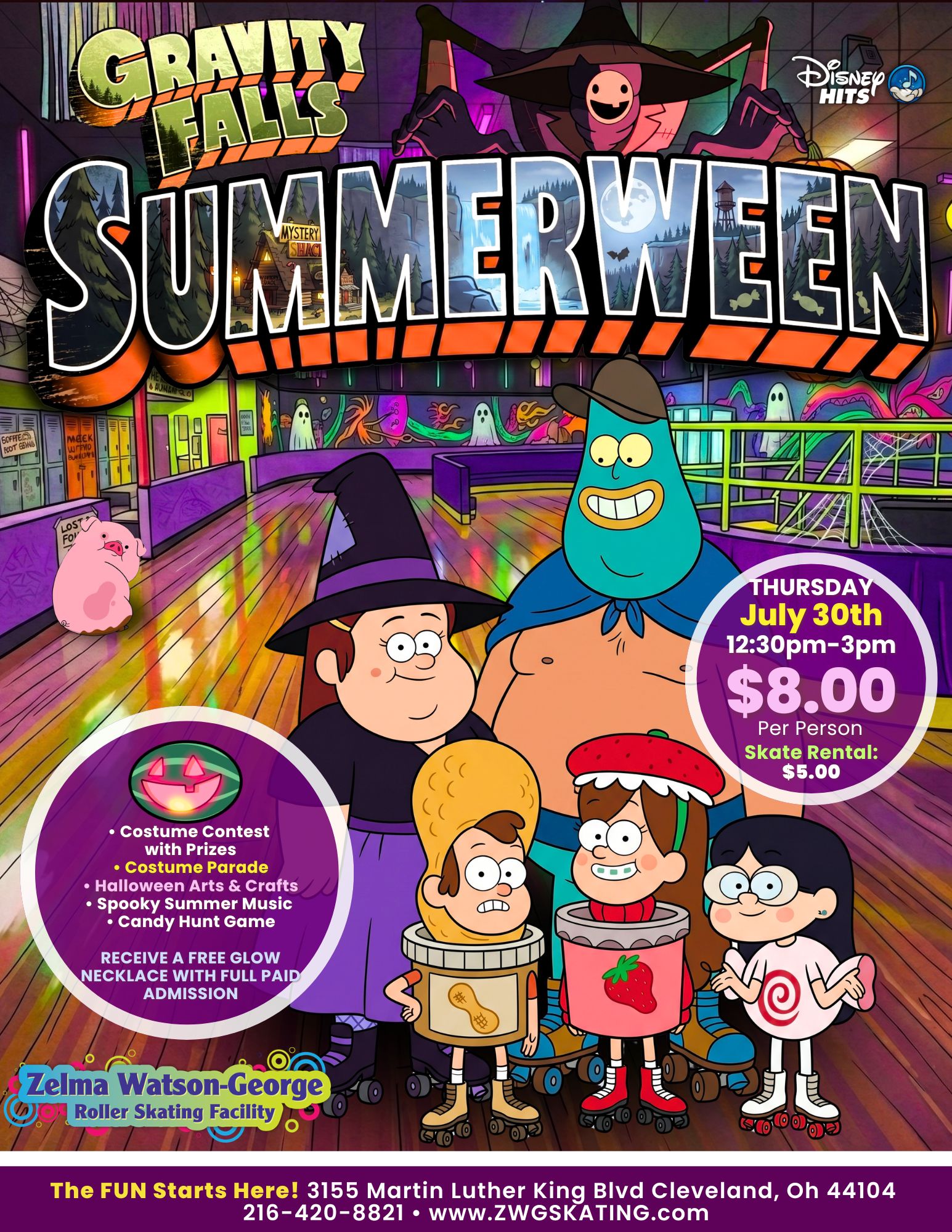 Gravity Falls Roller Skate at ZWG