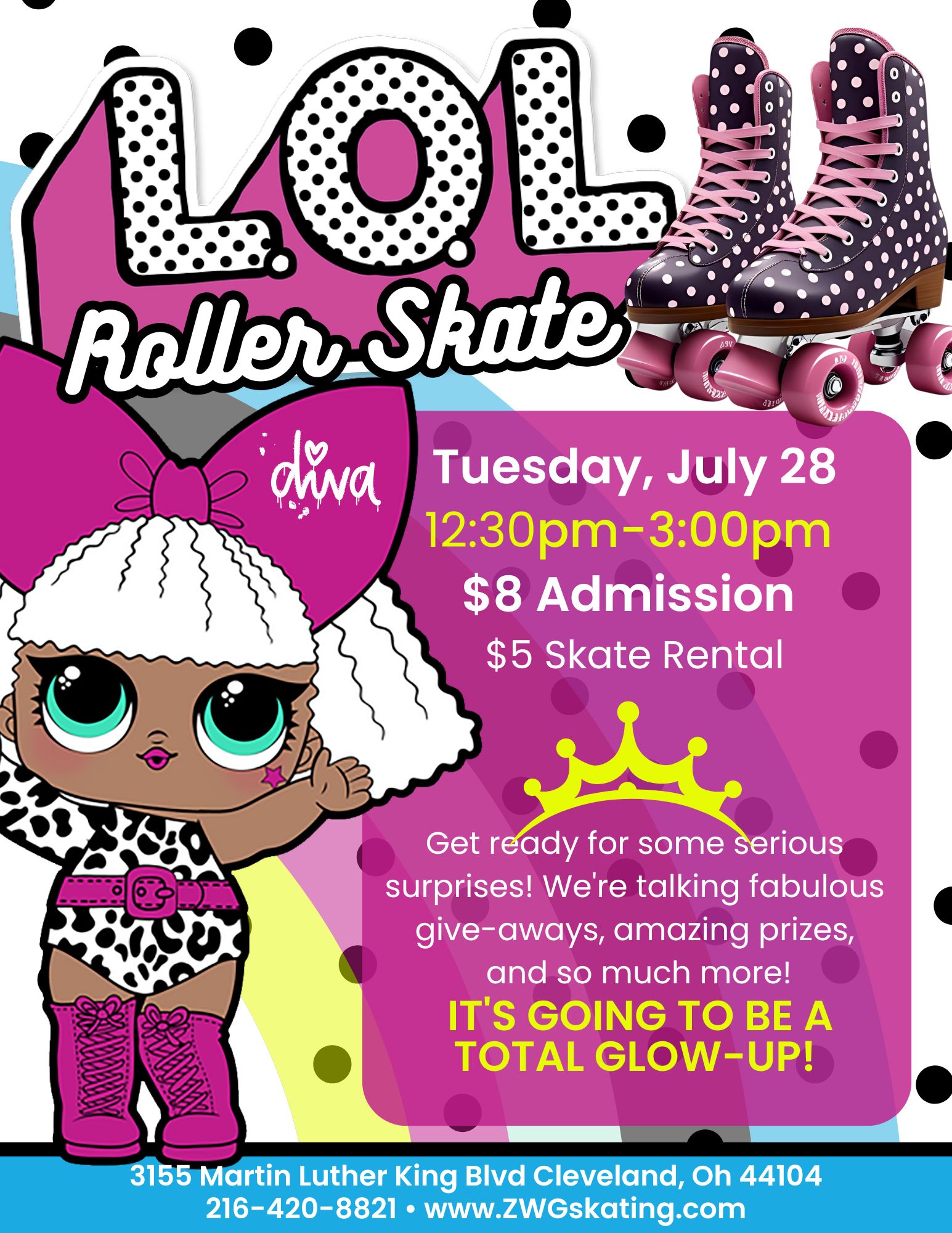 LOL Surprise Roller Skate at ZWG