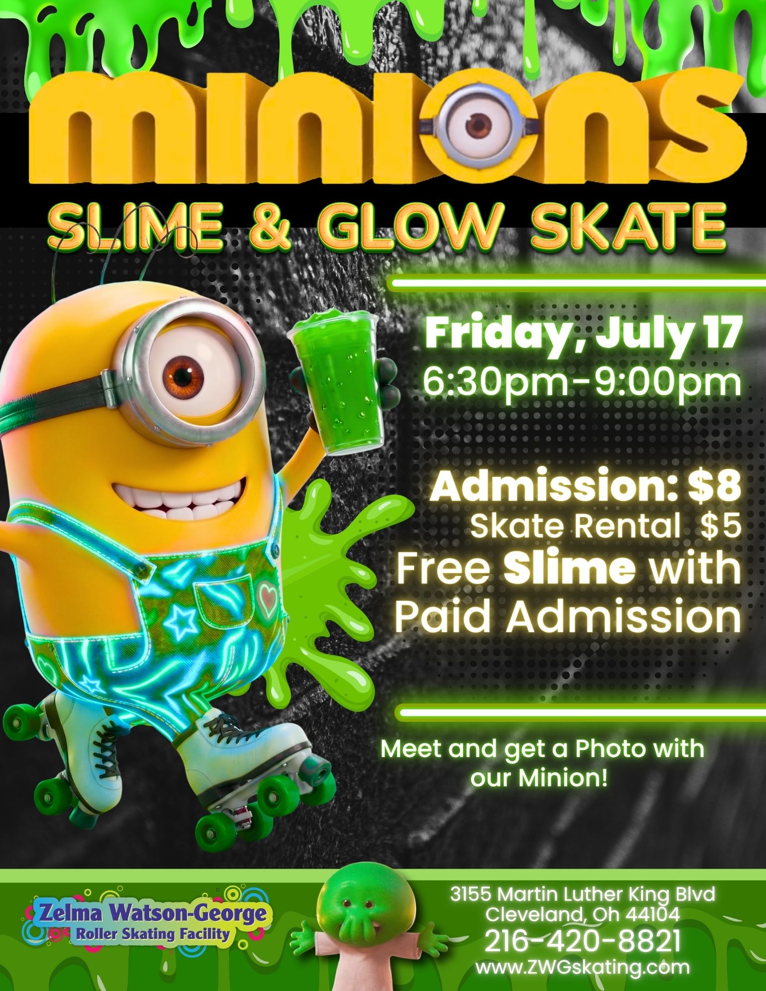 minion slime roller skate at ZWG