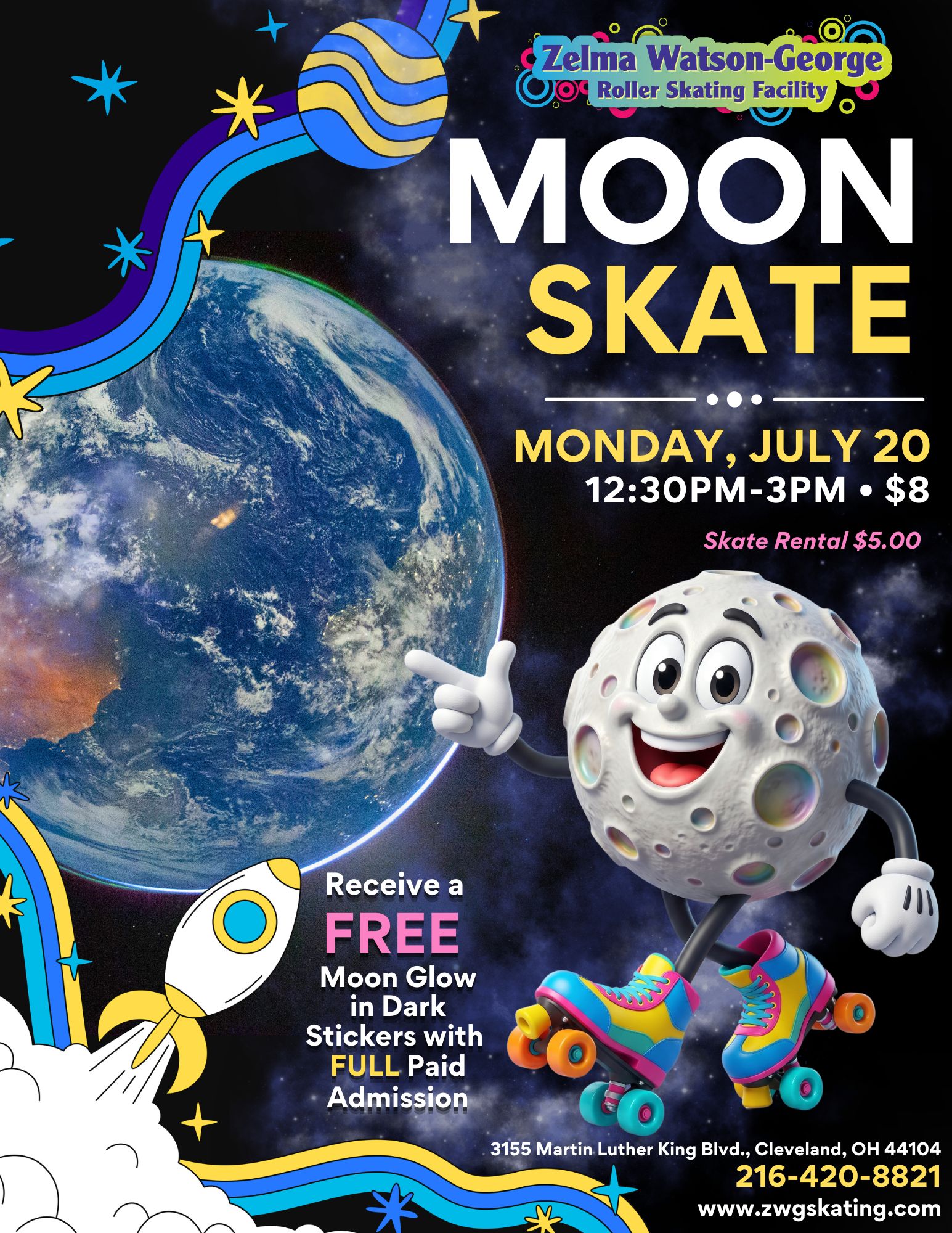 Moon Roller Skate at ZWG