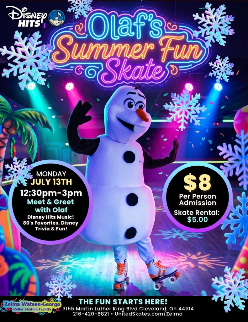 Olaf summer Roller Skate at ZWG