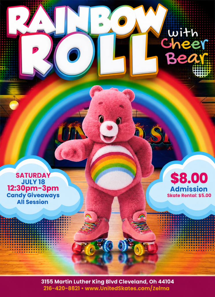 care bear roller skate at ZWG